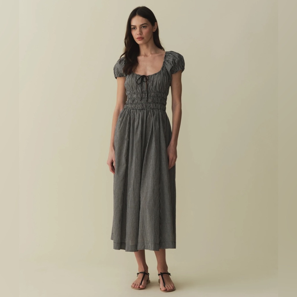 DOEN QUINN DRESS IN LA MADDALENA GINGHAM Size M
